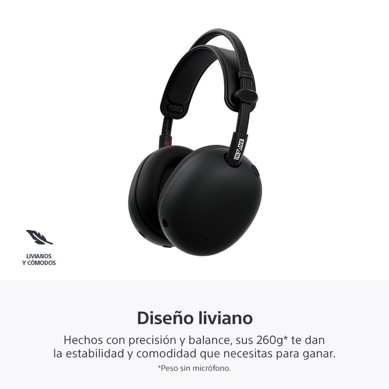 Audífono gamer inalámbrico Sony Inzone H9 II