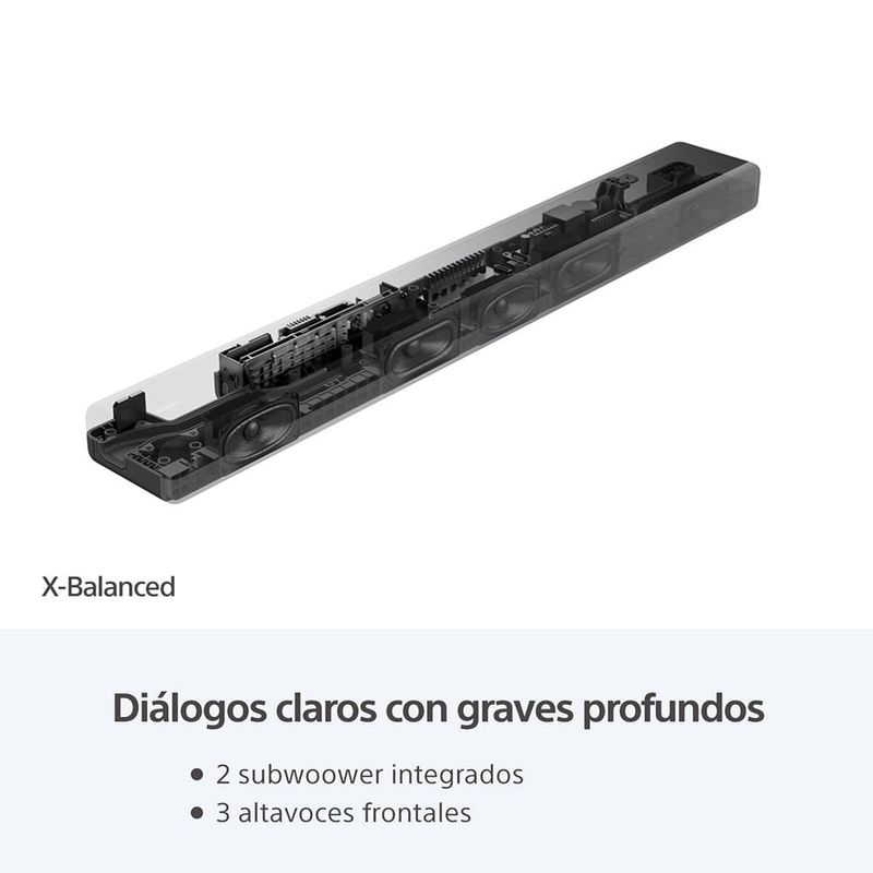 Barra de sonido Sony HT-A3000, 3.1 canales