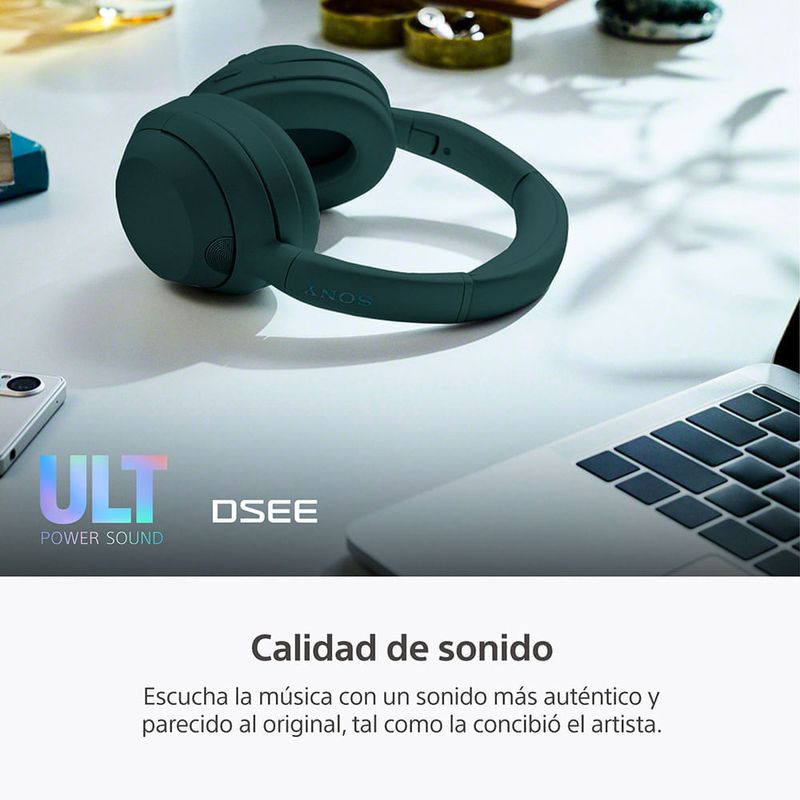 Audífonos Sony WH-ULT900N con Bluetooth verde especificaciones