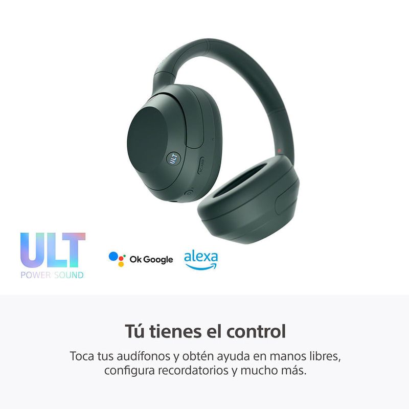 Audífonos Sony WH-ULT900N con Bluetooth verde especificaciones