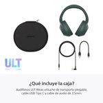 Audífonos Sony WH-ULT900N con Bluetooth verde especificaciones