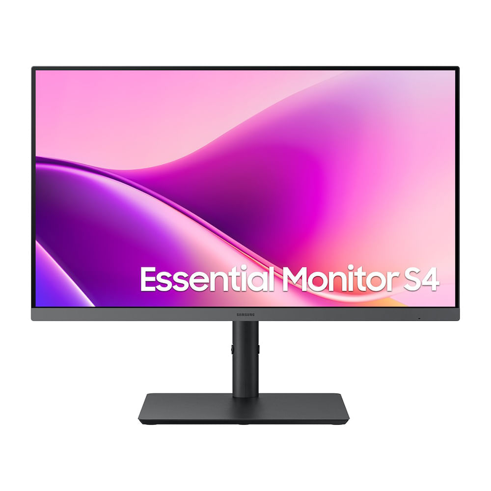 Monitor plano Samsung Essential S4 LS24F430UALXPE 24"" Panel IPS, FHD, 100 Hz, 5ms, entradas HDMI/DisplayPort/USB Tipo-C
