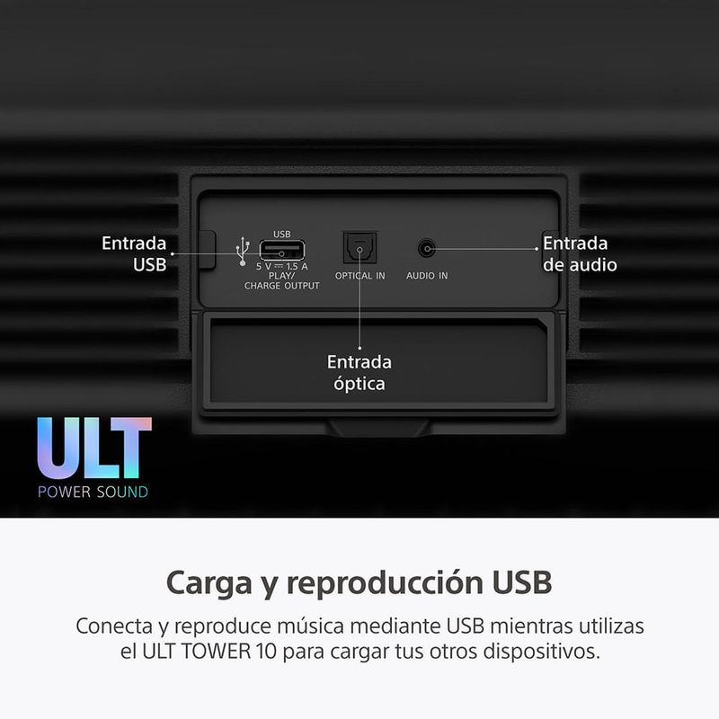 Parlante para fiestas Sony ULT TOWER 10 SRS-ULT1000