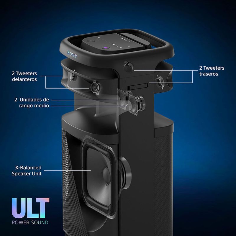 Parlante para fiestas Sony ULT TOWER 10 SRS-ULT1000