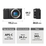 Cámara digital Sony ZV-E10 + maletín LCS-U21