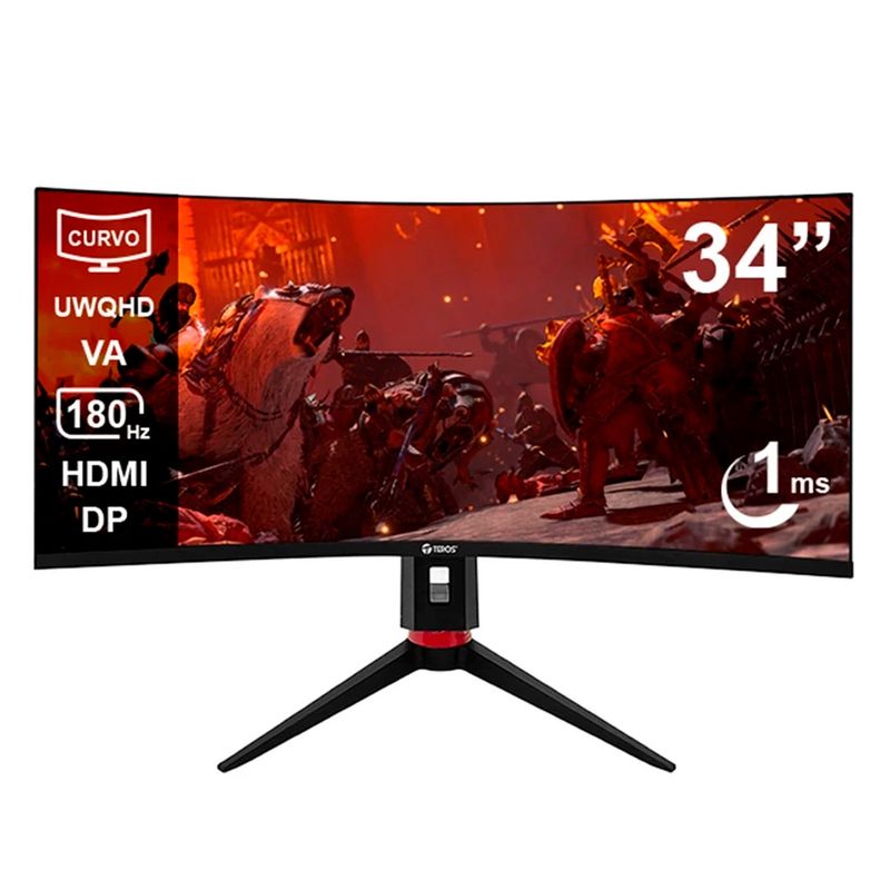 Monitor gamer curvo Teros 34” 3412G