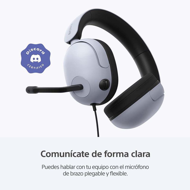 Audífonos gamer Sony INZONE H3 con micrófono