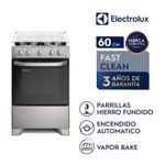 Combo Cocina Electrolux VaporBake + Microondas 17L