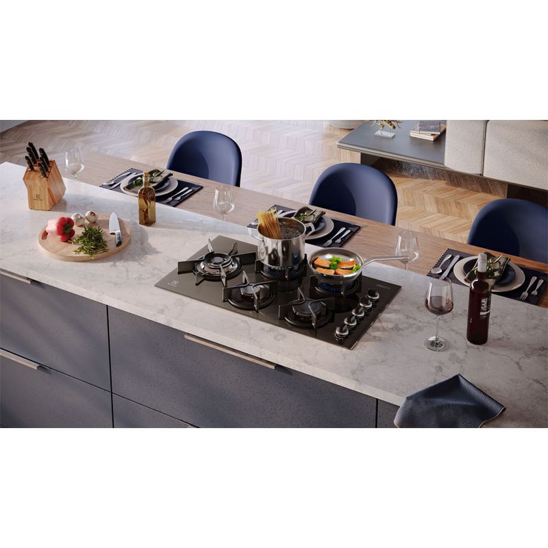 Cocina empotrable a gas Electrolux Expert KE5GW