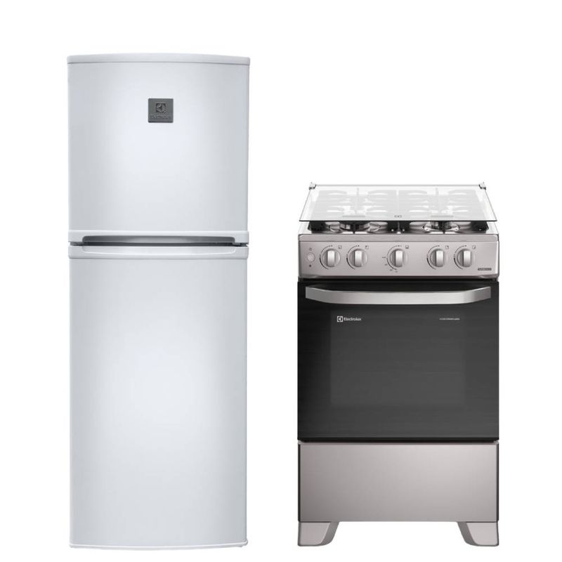 Combo Refrigeradora Electrolux 138L + Cocina 4Q
