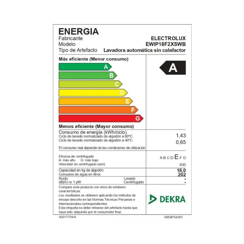 Combo Lavadora Electrolux 18kg + Vaporizador