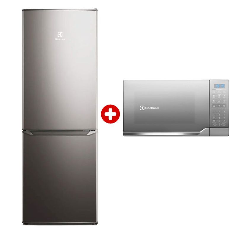 Combo Refrigerador Electrolux 166L + Microondas 25L