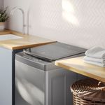 Combo Lavadora Electrolux 13kg Silent Inverter Silver + Plancha SIE70
