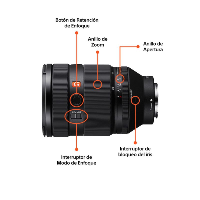 Lente Sony 28-70mm F2 G Master Full Frame