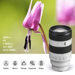 Lente Sony 70-200mm F4 G Full Frame
