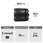 Lente Sony 15mm F1.4 G APS-C Montura E