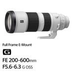 Lente Sony 200-600mm G Full Frame Montura E