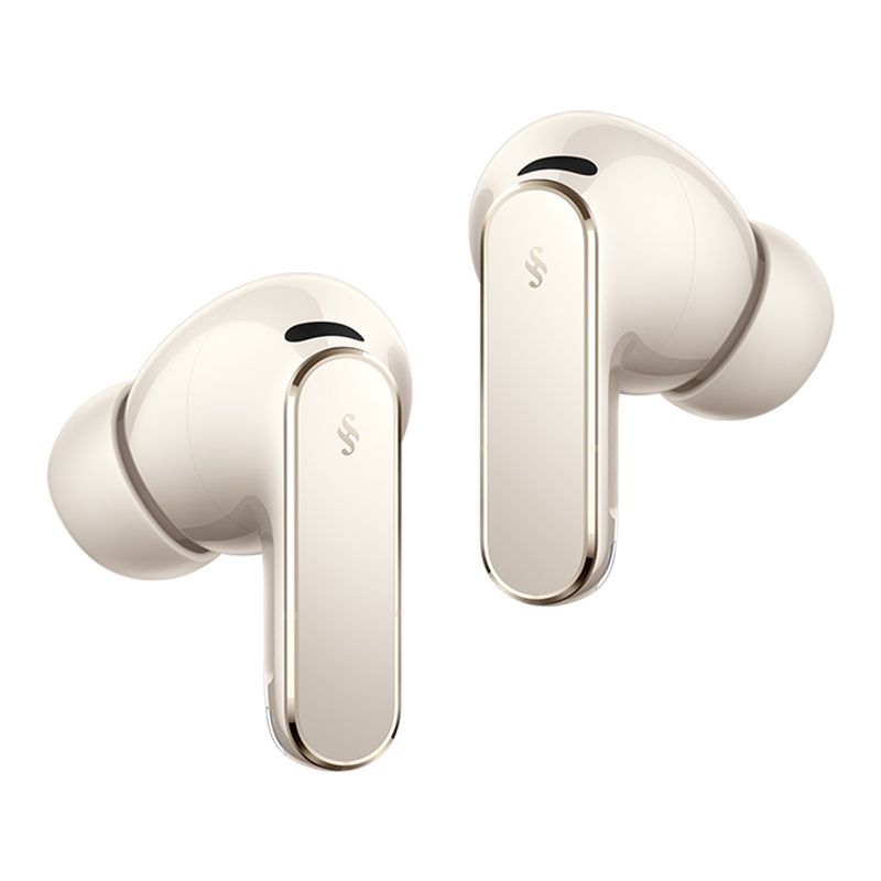 Audífonos bluetooth True Wireless Huawei FreeBuds Pro 5 resistencia al agua arena vista perspectiva detalle de audífonos inalámbricos