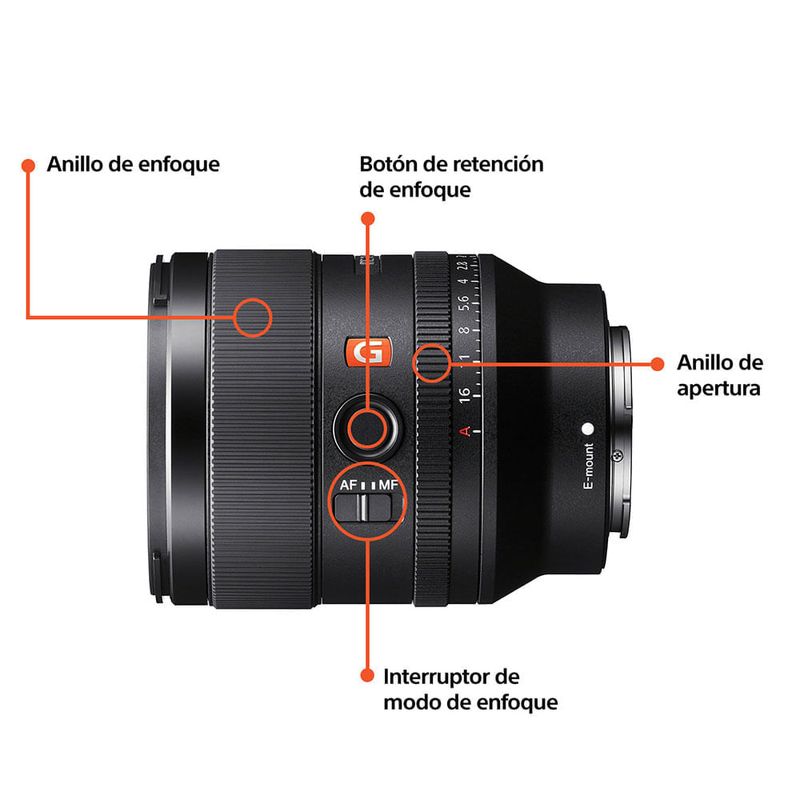 Lente Sony 35mm F1.4 G Master Full Frame