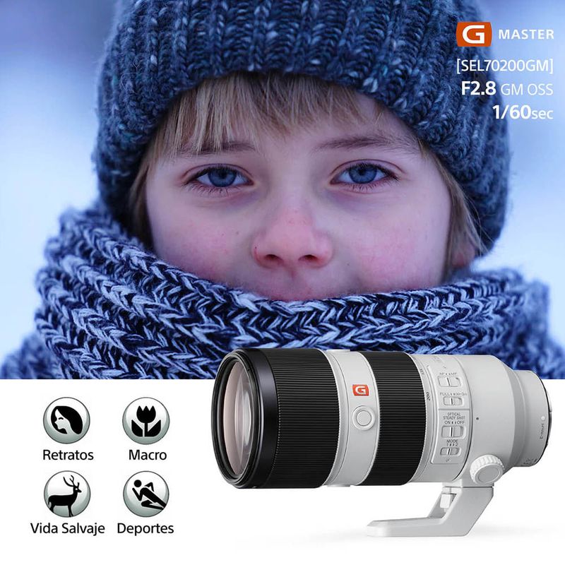 Lente Sony 70-200mm F2.8 G Master Full Frame