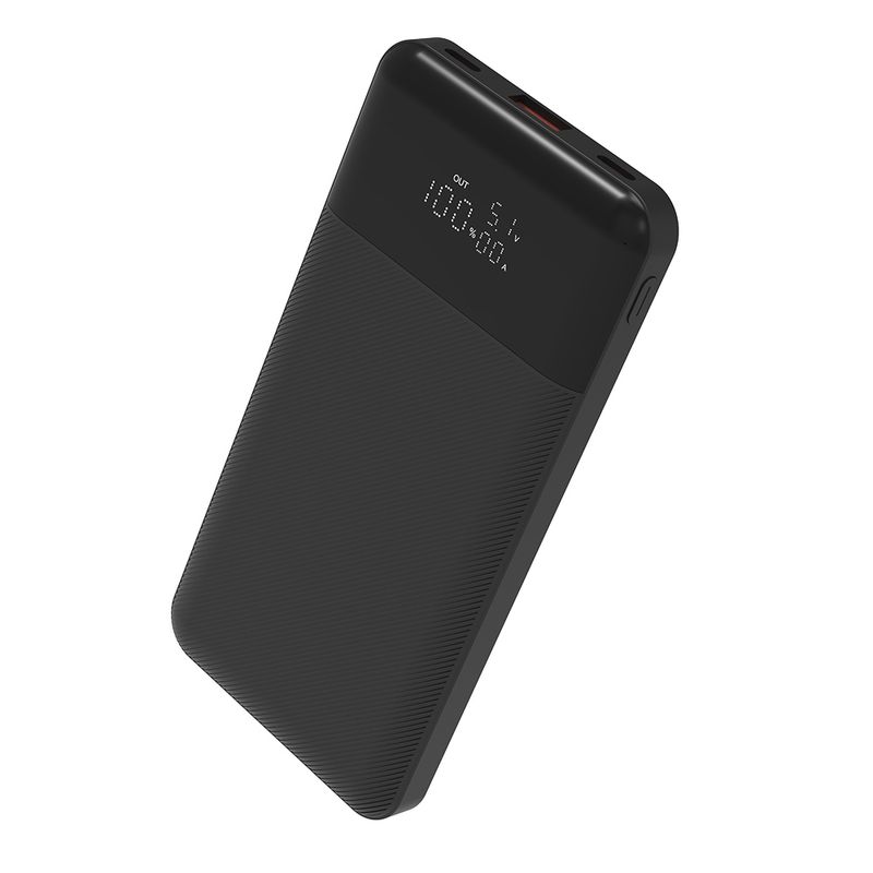 Batería externa Coolbox GMobile 20W Negro Frontal-oblicuo