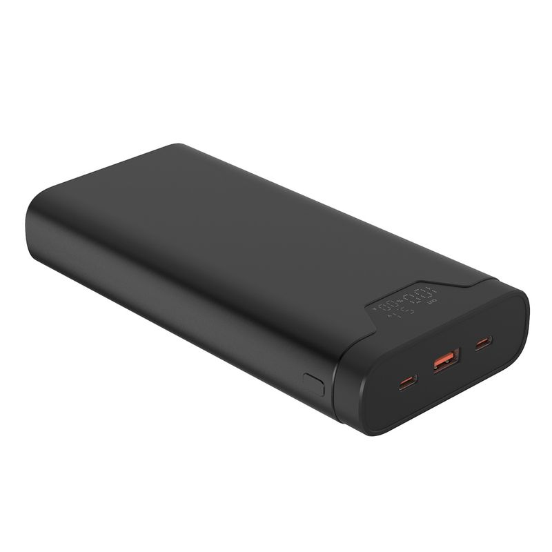 Batería externa Coolbox GMobile 140W Negro Frontal-oblicuo