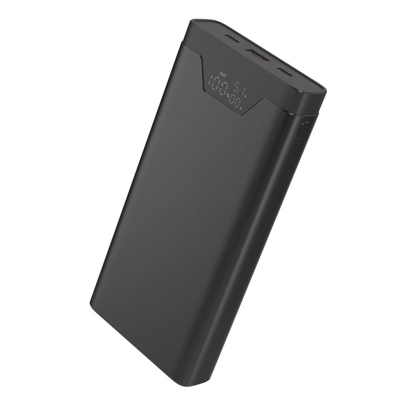 Batería externa Coolbox GMobile 140W Negro Frontal-oblicuo