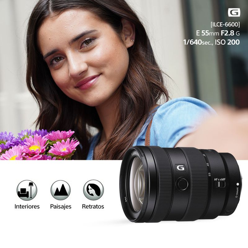 Lente Sony 16-55mm F2.8 G APS-C Montura E
