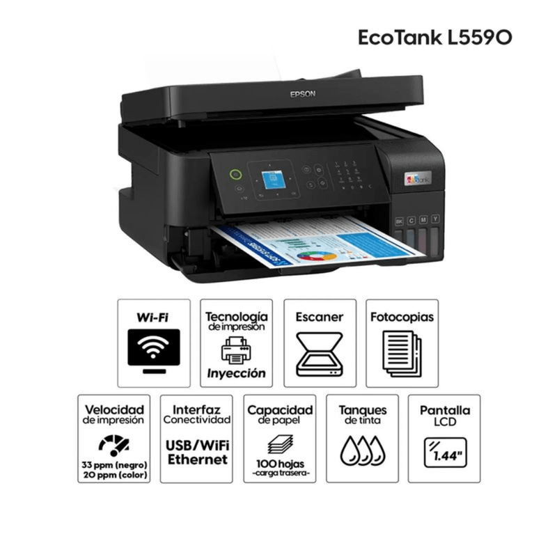Impresora multifuncional Epson EcoTank L5590