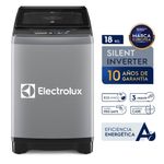 Lavadora Electrolux 18kg Inverter Gris + Vaporizador