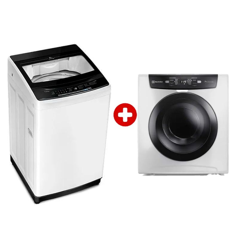 Lavadora Electrolux 11kg + Secadora 7kg