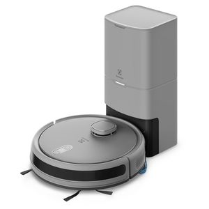 Aspiradora robot 4 en 1 Electrolux ERB80, Wi-Fi, mapeo láser, trapea, aspira, barre y base autolimpieza