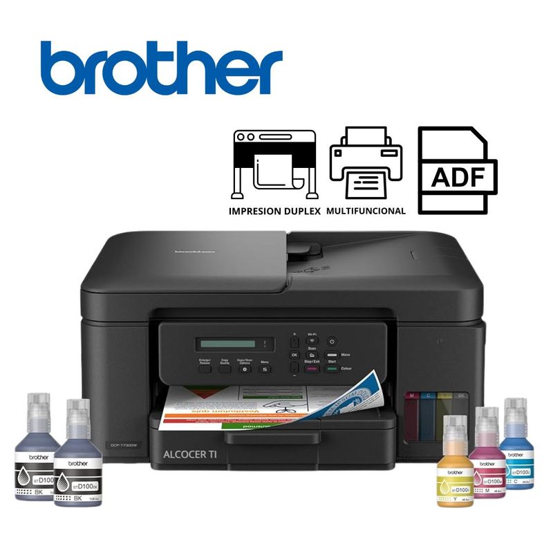 Impresora Multifuncional Brother DCP-T730DW WiFi