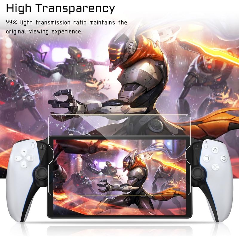 Mica Vidrio Templado 9H para PS5 Portal