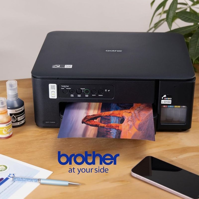 Impresora Brother DCP-T430W Wi-Fi 3 en 1 Negro