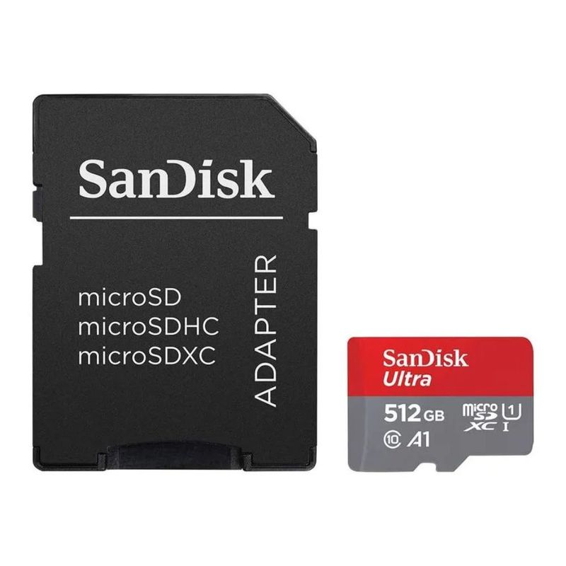 Memoria SanDisk microSDXC 512GB A1 Clase 10