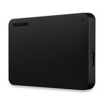 Disco duro externo Toshiba Canvio Basics 2TB con usb 3.0, frontal oblicuo