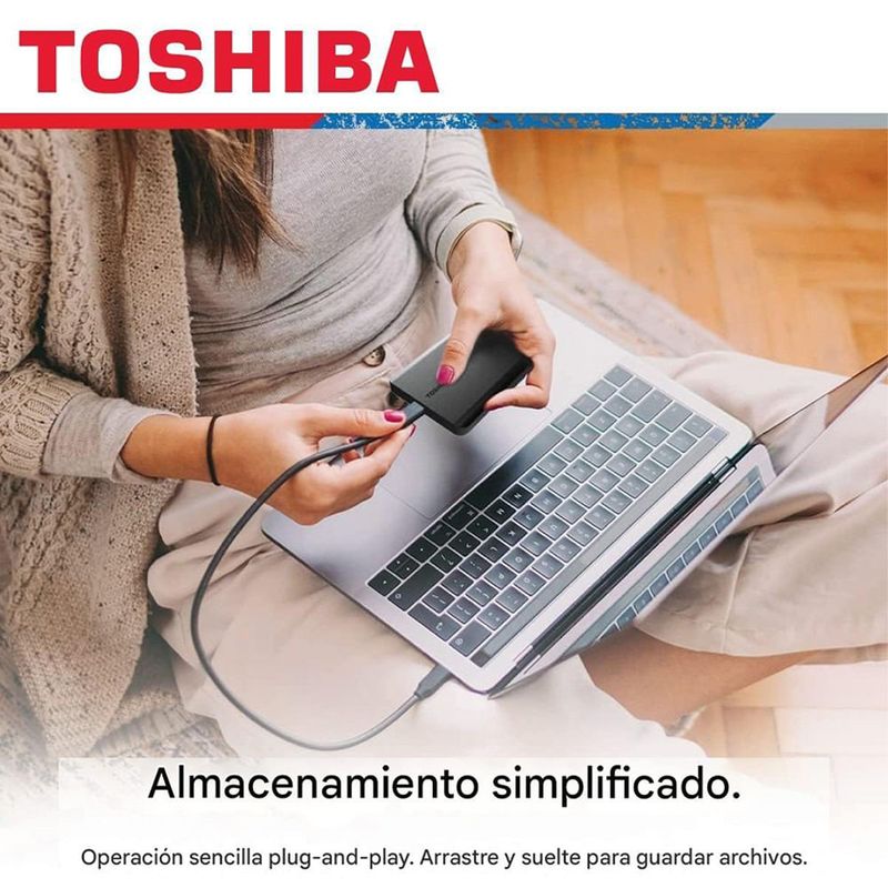 Disco duro externo Toshiba Canvio Basics 2TB con usb 3.0, especificaciones