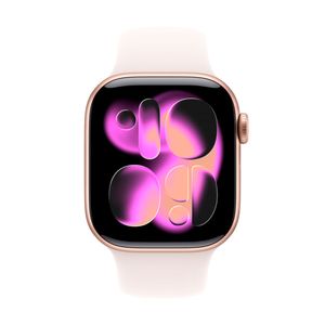 Apple Watch Series 11 42mm/OLED, resistente al agua hasta 50 m, batería hasta 24 horas, correa S/M, oro rosa