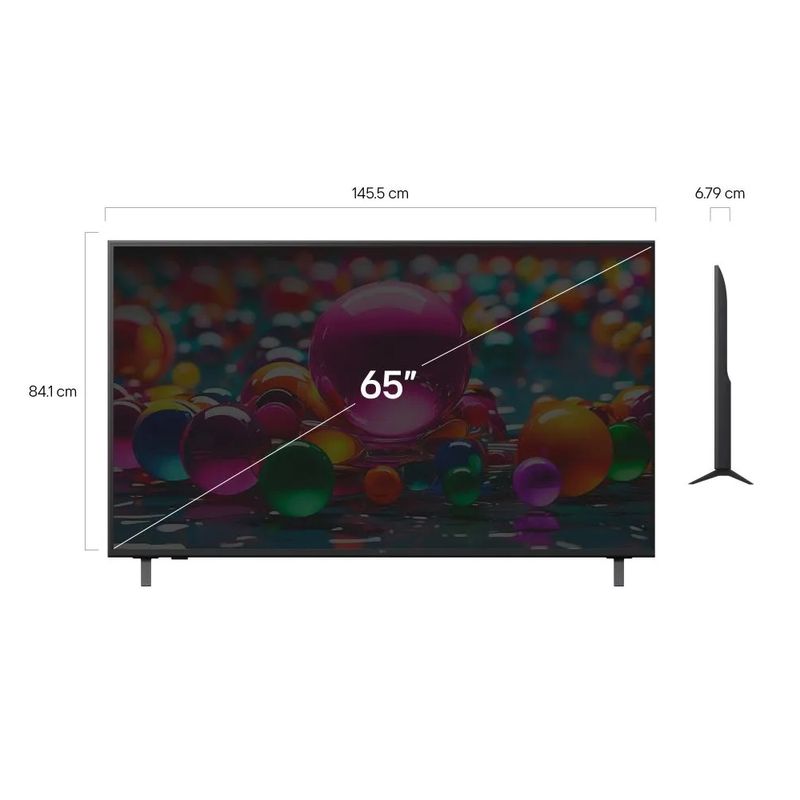 Smart TV LG 65" 4K LED 65UA8050PSA 2025