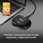 Lector de tarjetas Lexar CFexpress Tipo B/SD USB 3.2 Gen 2