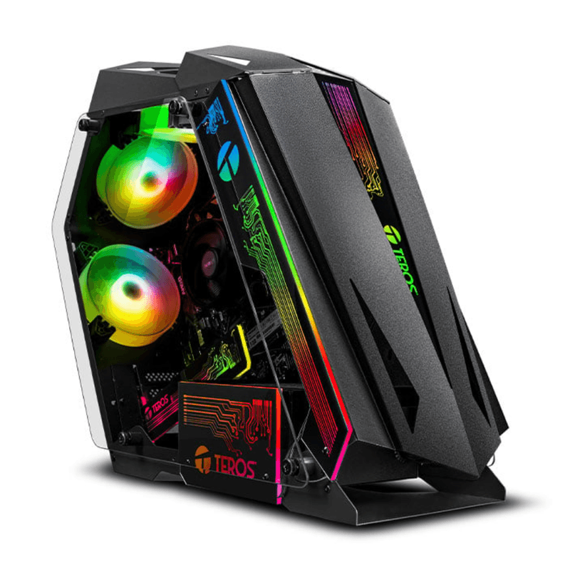 PC armada Ryzen 7 5700G 16GB RAM 500GB SSD monitor 24 pulgadas curvo teclado gamer