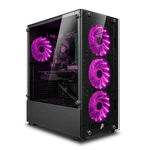 pc armada draco pink intel core i7 10700f 500gb ssd 32gb ram monitor 24 pulgadas curvo rosa vista frontal setup gamer