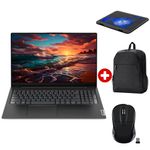 Laptop Lenovo V15 G2 IJL 15.6" Intel Celeron negro frontal