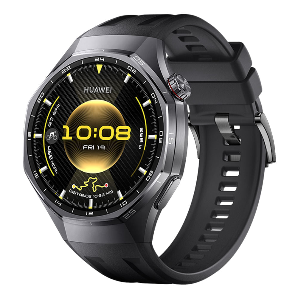 Smartwatch Huawei GT 6 Pro pantalla 46 mm/AMOLED, resistente al agua 5 ATM, certificación IP69, batería hasta 21 días, negro