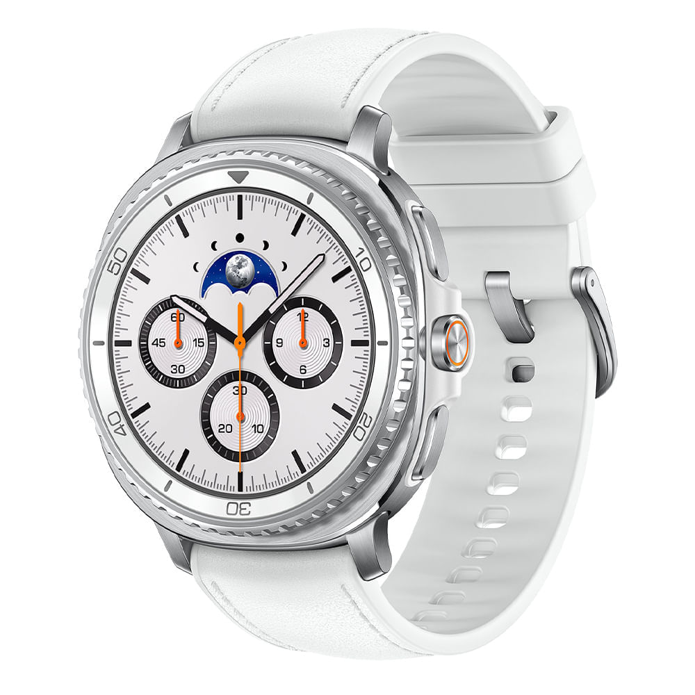 Smartwatch Samsung Galaxy Watch8 Classic pantalla 1.3""/ Super AMOLED, certificación 5ATM/IP68, batería hasta 30 horas, blanco