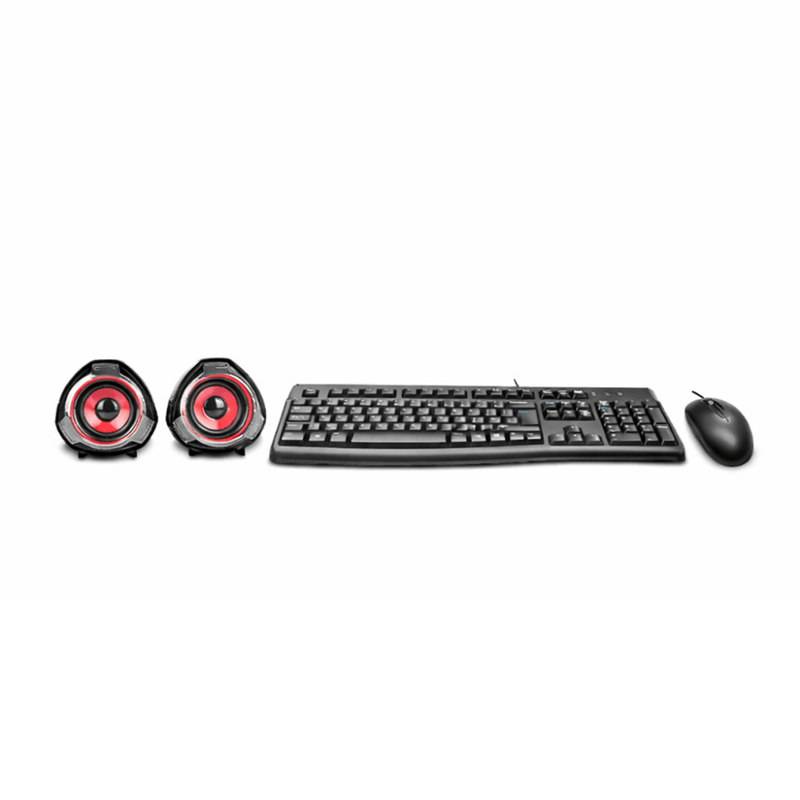 pc armada Intel Core Ultra 7 265 monitor 24 pulgadas negro frontal vista oficina profesional