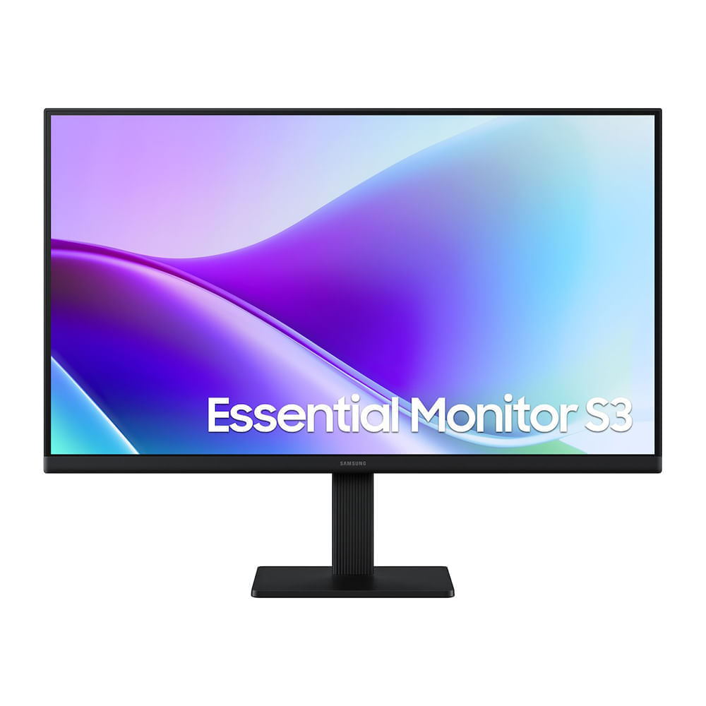 Monitor plano Samsung Essential S3 LS24F320GANXZA 24"" Panel IPS, FHD, 120 Hz, 5ms, entradas HDMI