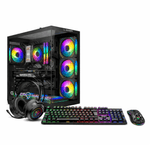 pc gamer storm pink plus ryzen 5 5500x3d 16gb ram 500gb rtx5060 8gb monitor 24 pulgadas frontal escritorio gaming