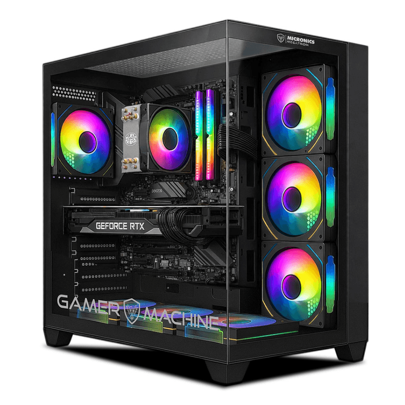 pc gamer storm pink plus ryzen 5 5500x3d 16gb ram 500gb rtx5060 8gb monitor 24 pulgadas frontal escritorio gaming